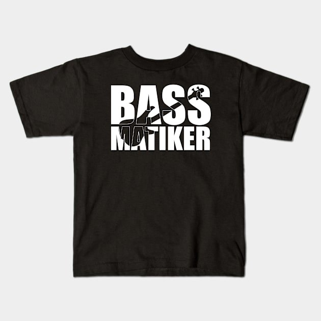 BASSMATIKER funny bassist gift Kids T-Shirt by star trek fanart and more